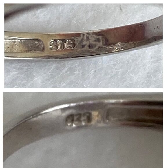 Sterling Silver 925 STS Multi Gemstone Amethyst & Garnet Statement Ring Sz 9 - Picture 8 of 16